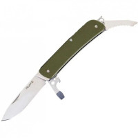 Ніж багатофункціональний Ruike Criterion L21, (8.5 см) 12C27 / G10 зелений, 12 інстр (L21-G)