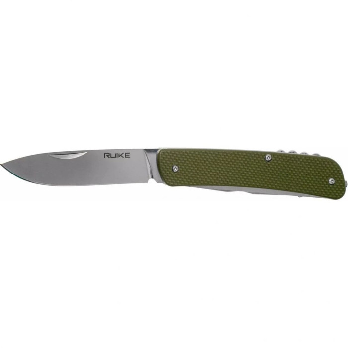 Нож многофункциональный Ruike Criterion L32, (8.5 см) 12C27 / G10 зеленый, 13 инстр. (L32-G)