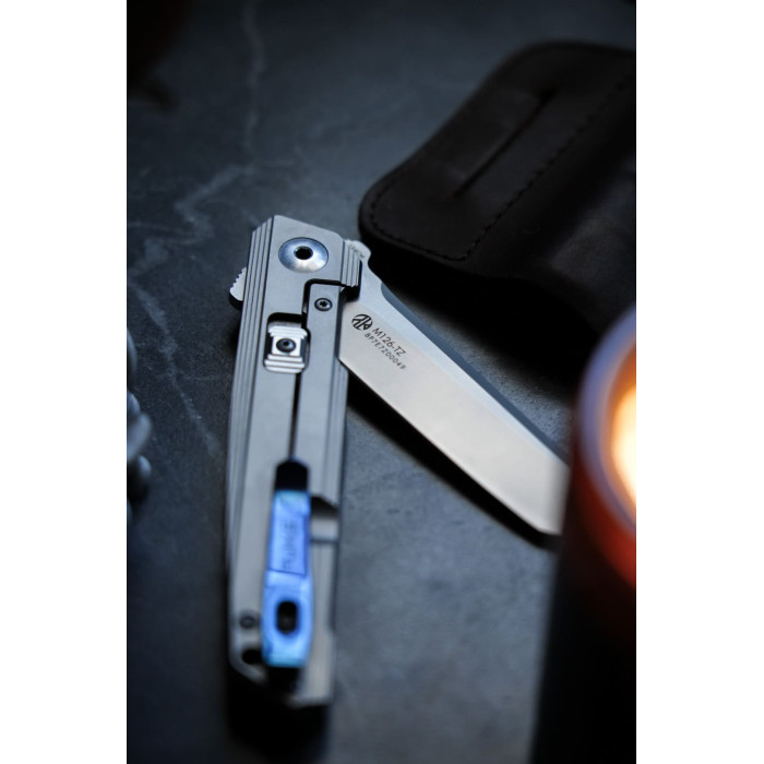 Нож складной Ruike M126-TZ, (9.1 см) steel 154СМ / TC4 (титан) серый (M126-TZ)