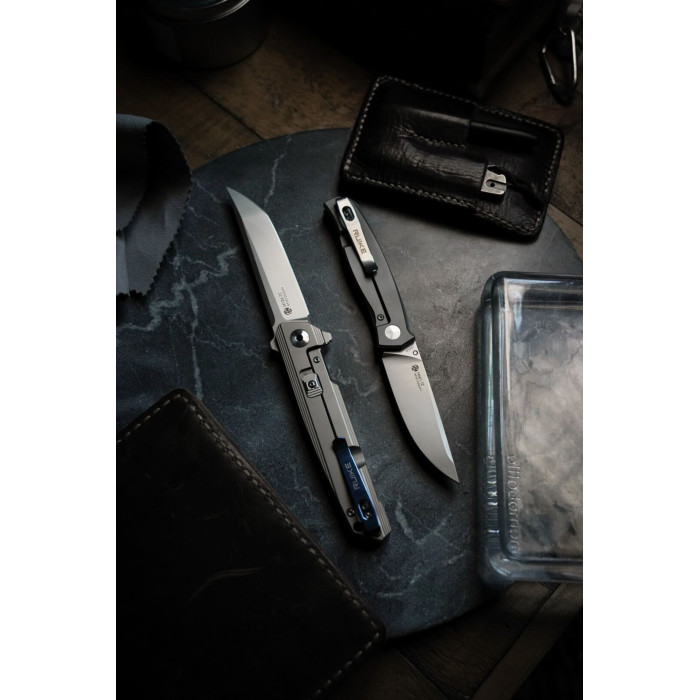 Нож складной Ruike M126-TZ, (9.1 см) steel 154СМ / TC4 (титан) серый (M126-TZ)