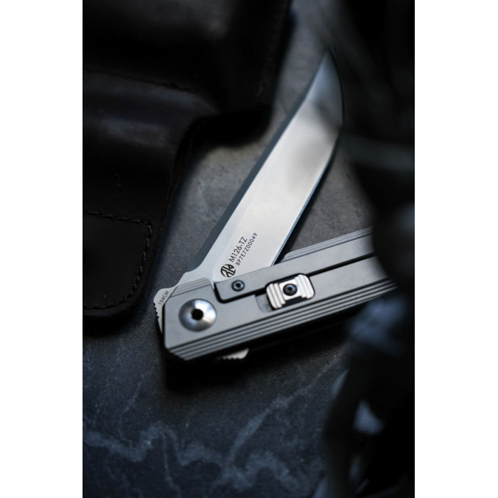 Нож складной Ruike M126-TZ, (9.1 см) steel 154СМ / TC4 (титан) серый (M126-TZ)