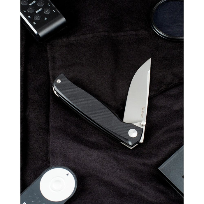 Ніж складаний Ruike M661-TZ, (7.4 см) steel 154СМ / G10 чорний (M661-TZ)