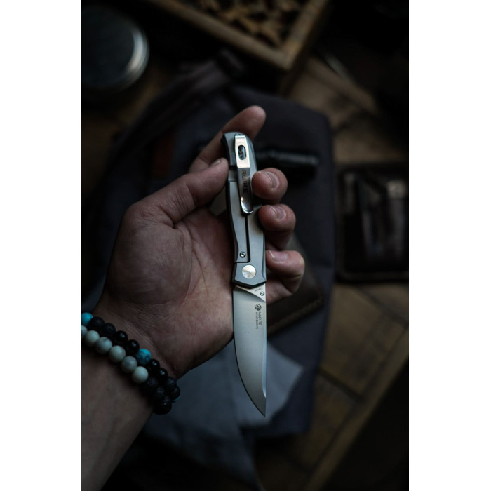 Ніж складаний Ruike M661-TZ, (7.4 см) steel 154СМ / G10 чорний (M661-TZ)