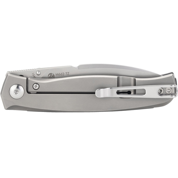Ніж складаний Ruike M662-TZ, (7.4 см) steel 154СМ / TC4 (титан) + G10 чорний (M662-TZ)