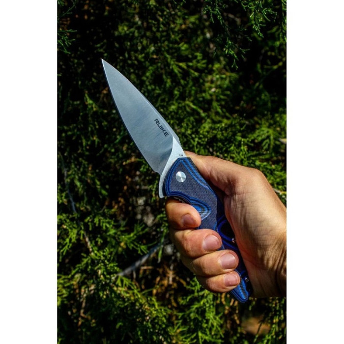Ніж складаний Ruike Fang P105-K, (9.2 см) 14C28N / G10 сірий (P105-K)