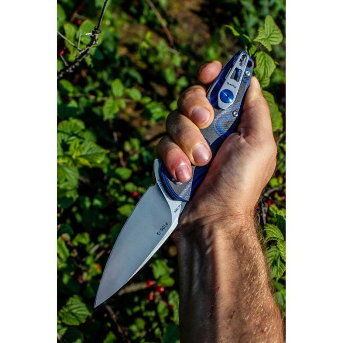 Ніж складаний Ruike Fang P105-K, (9.2 см) 14C28N / G10 сірий (P105-K)