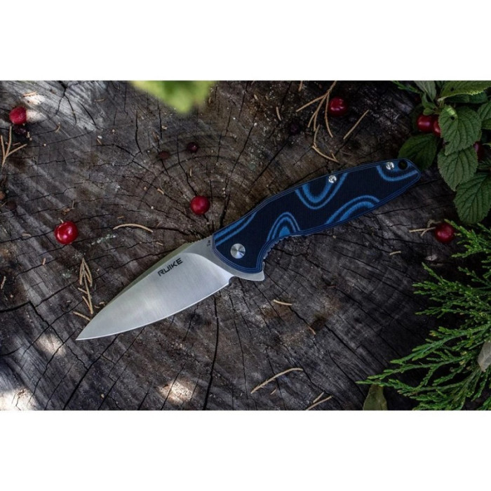 Ніж складаний Ruike Fang P105-K, (9.2 см) 14C28N / G10 сірий (P105-K)