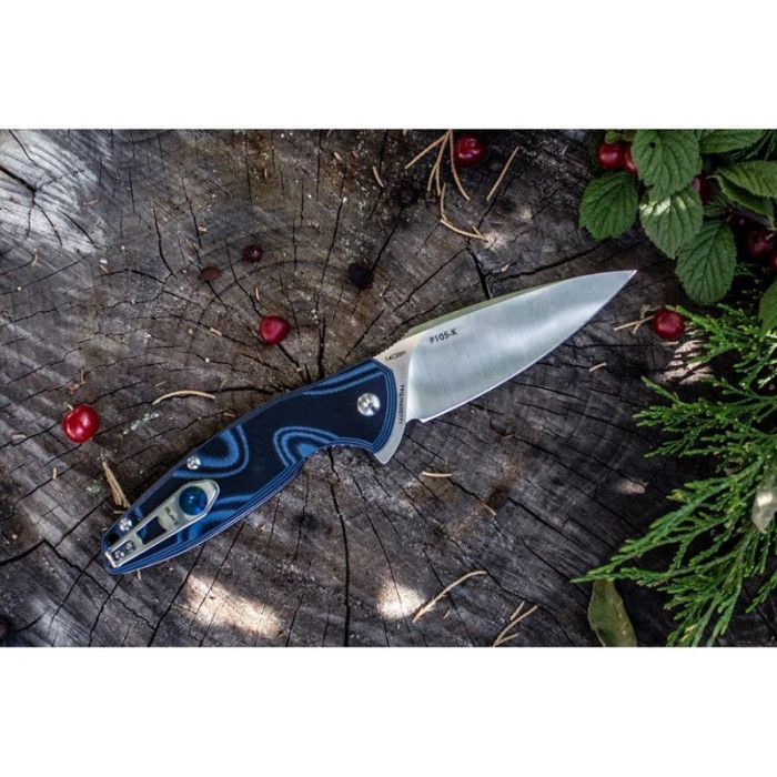 Ніж складаний Ruike Fang P105-K, (9.2 см) 14C28N / G10 сірий (P105-K)