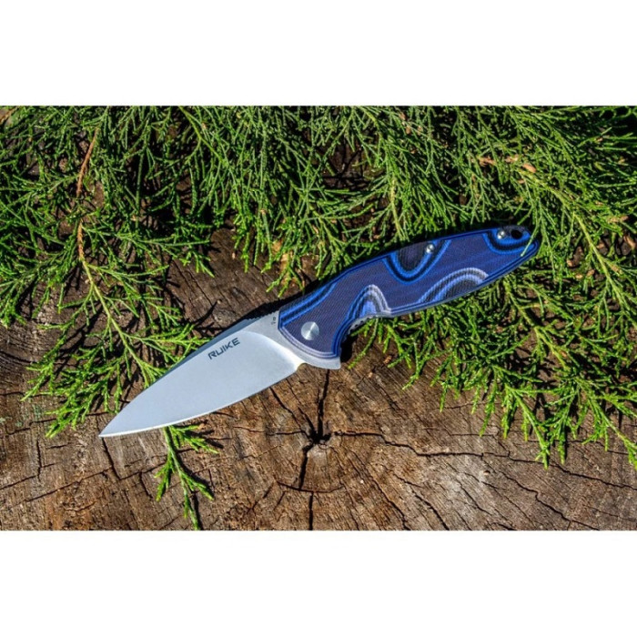 Ніж складаний Ruike Fang P105-K, (9.2 см) 14C28N / G10 сірий (P105-K)