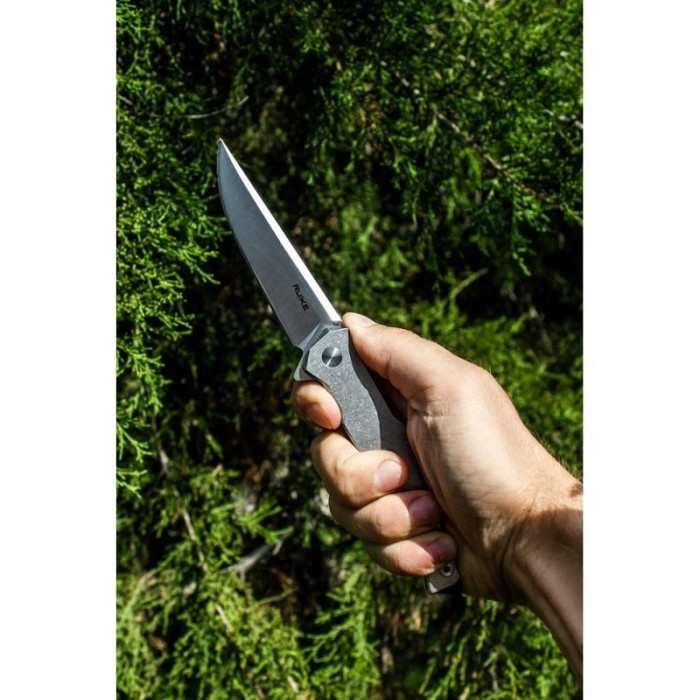 Ніж складаний Ruike P108-SF, (8.8 см) 14C28N / 3cr14n сірий (P108-SF)