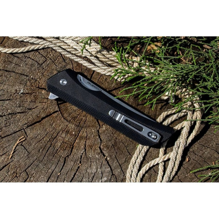 Нож складной Ruike Hussar P121-B, (9.2 см) 14C28N / G10 черный (P121-B)