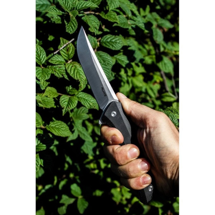 Нож складной Ruike Hussar P121-B, (9.2 см) 14C28N / G10 черный (P121-B)