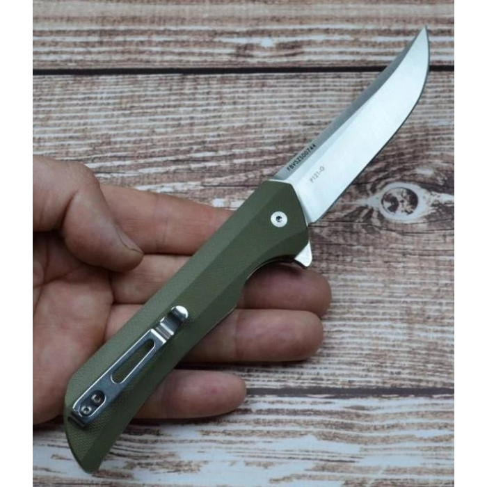 Нож складной Ruike Hussar P121-G, (9.2 см) 14C28N / G10 зеленый (P121-G)