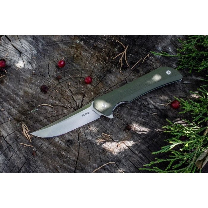 Нож складной Ruike Hussar P121-G, (9.2 см) 14C28N / G10 зеленый (P121-G)