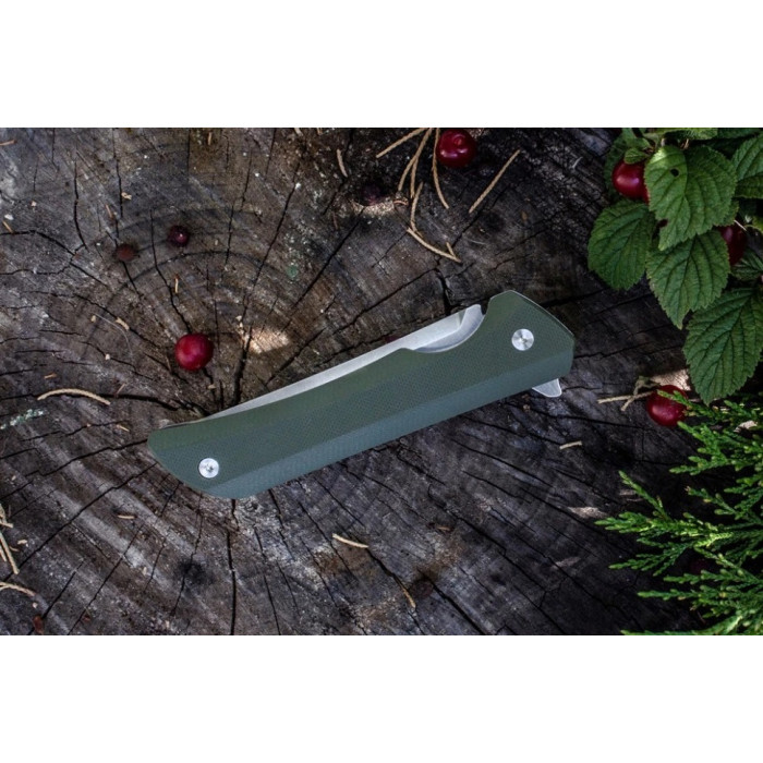 Нож складной Ruike Hussar P121-G, (9.2 см) 14C28N / G10 зеленый (P121-G)
