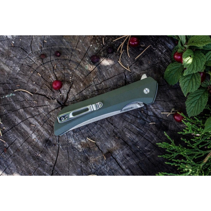 Нож складной Ruike Hussar P121-G, (9.2 см) 14C28N / G10 зеленый (P121-G)