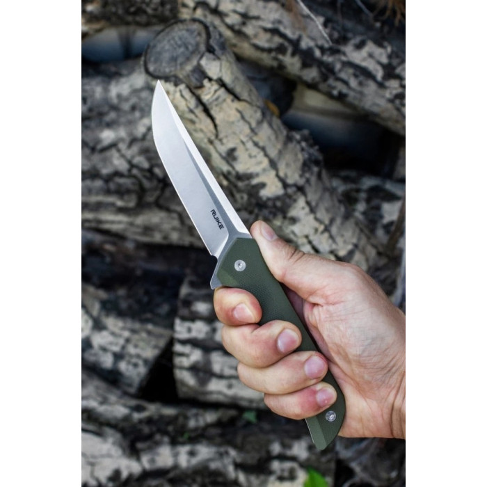 Нож складной Ruike Hussar P121-G, (9.2 см) 14C28N / G10 зеленый (P121-G)