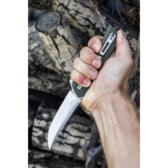 Нож складной Ruike Hussar P121-G, (9.2 см) 14C28N / G10 зеленый (P121-G)