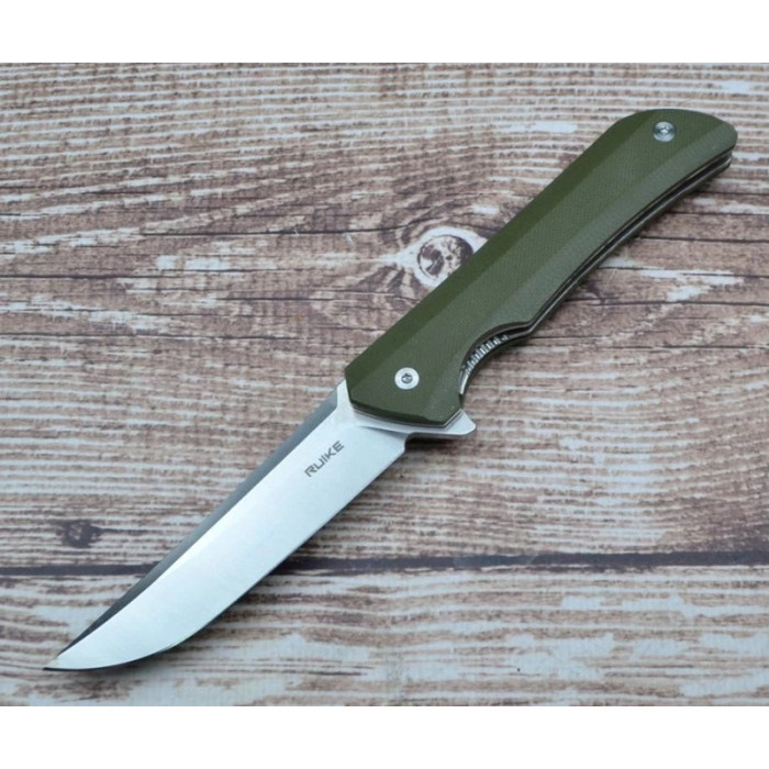 Нож складной Ruike Hussar P121-G, (9.2 см) 14C28N / G10 зеленый (P121-G)
