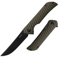Ніж складаний Ruike P122-MB, (9.2 см) 14C28N / мікарта коричневий (P122-MB)