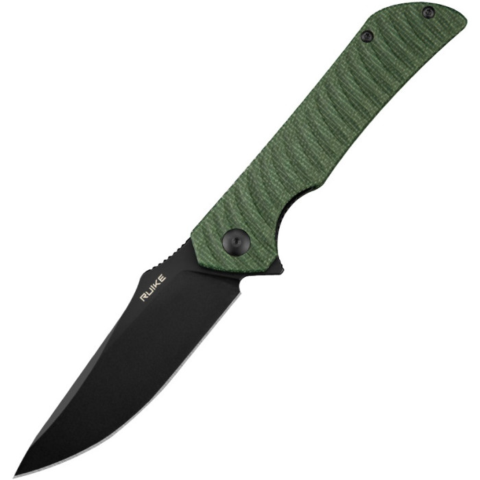 Ніж складаний Ruike P123-MG, (9.2 см) 14C28N / мікарта темно-зелений (P123-MG)