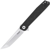 Нож складной Ruike P127-CB, (9.1 см) 14C28N / G10 + carbon fiber черный (P127-CB)