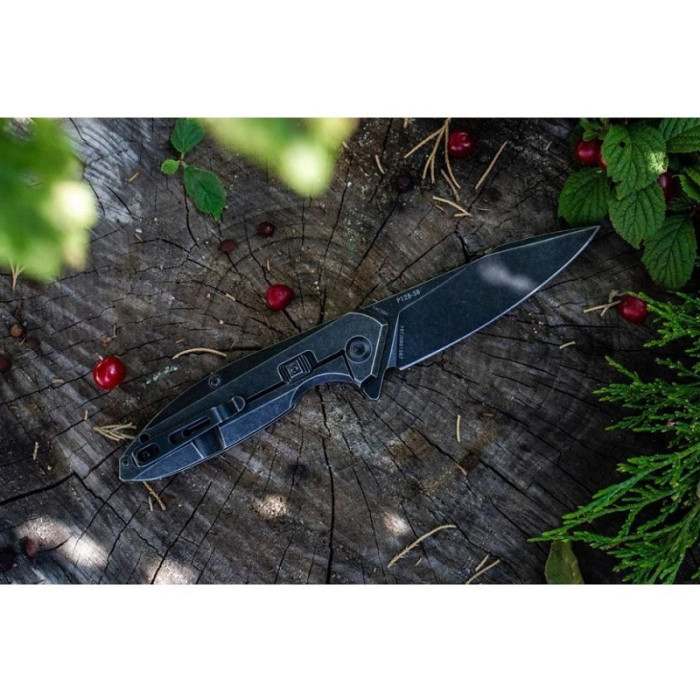 Нож складной Ruike P128-SB, (9.3 см) 14C28N / 3cr14n черный (P128-SB)