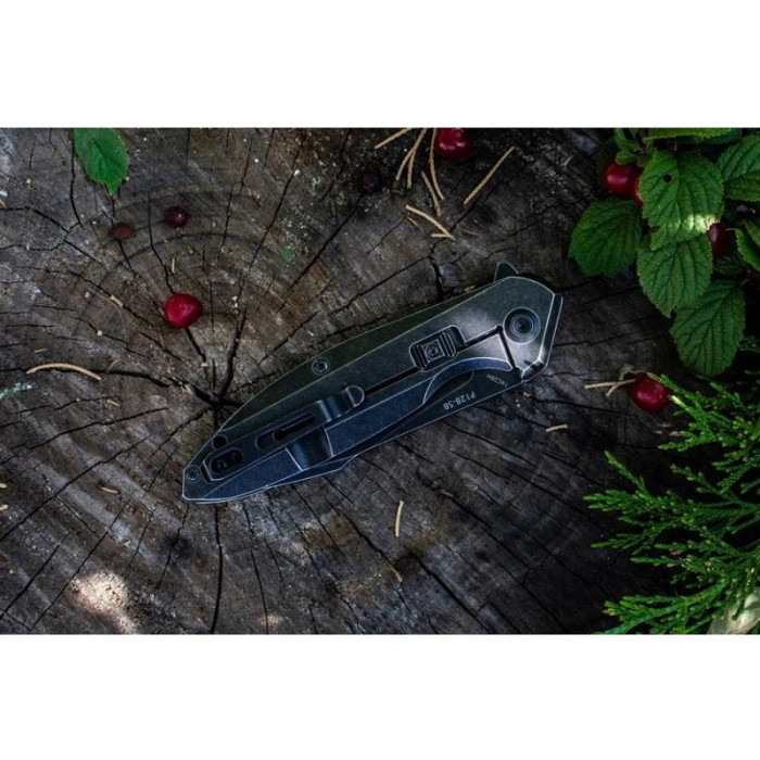 Нож складной Ruike P128-SB, (9.3 см) 14C28N / 3cr14n черный (P128-SB)