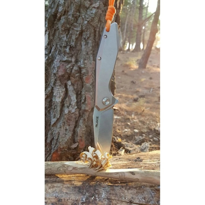 Ніж складаний Ruike P135-SF, (9.2 см) 14C28N / steel 420 сірий (P135-SF)