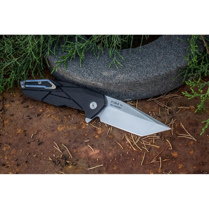 Нож складной Ruike P138-B, (9 см) 14C28N / G10 черный (P138-B)