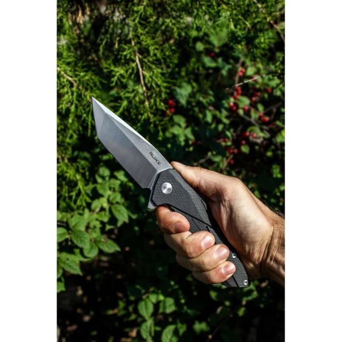 Нож складной Ruike P138-B, (9 см) 14C28N / G10 черный (P138-B)