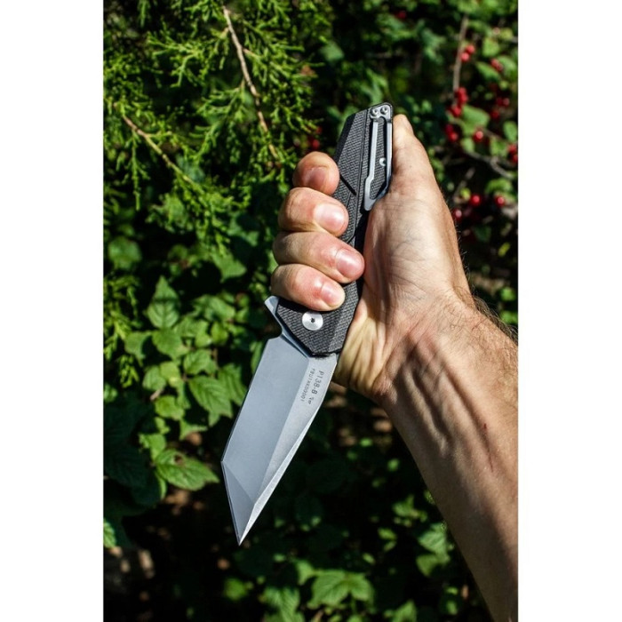 Нож складной Ruike P138-B, (9 см) 14C28N / G10 черный (P138-B)