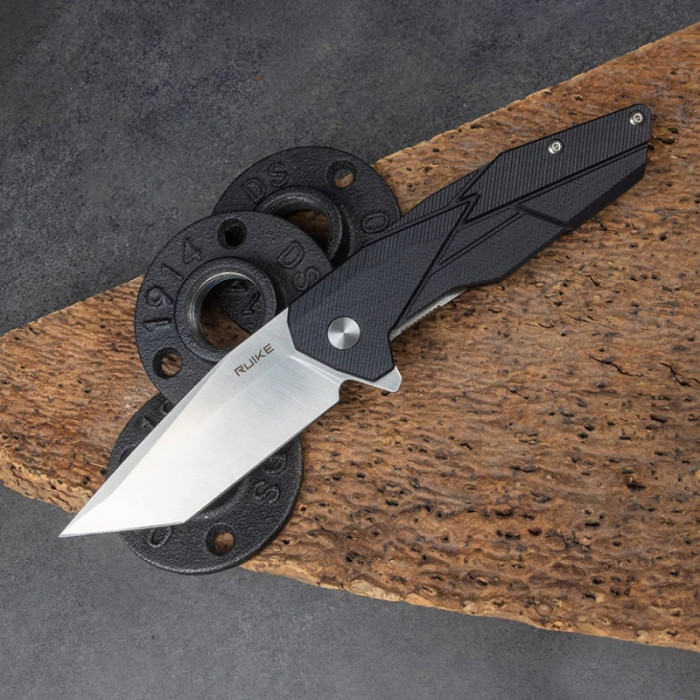 Нож складной Ruike P138-B, (9 см) 14C28N / G10 черный (P138-B)