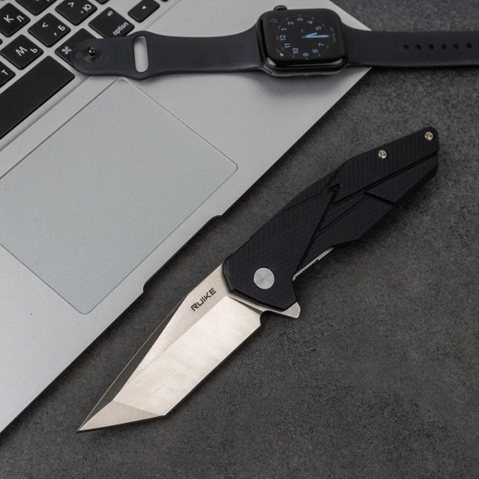Нож складной Ruike P138-B, (9 см) 14C28N / G10 черный (P138-B)