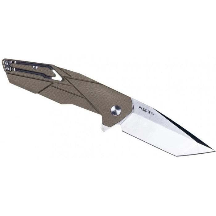 Ніж складаний Ruike P138-W, (9 см) 14C28N / G10 бежевий (P138-W)