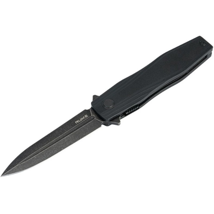Нож складной Ruike P188-B, (9.1 см) D2 / G10 черный (P188-B)