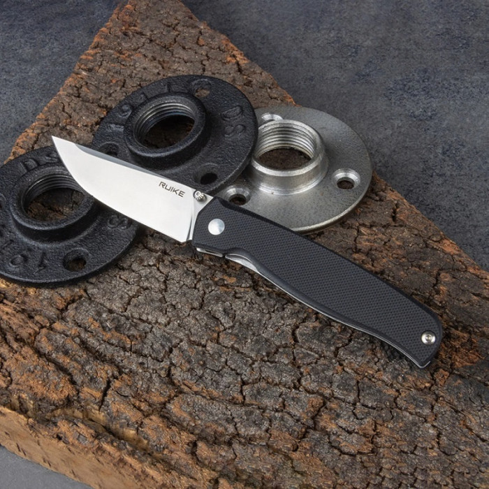 Нож складной Ruike P661-B, (7.4 см) 14C28N / G10 черный (P661-B)