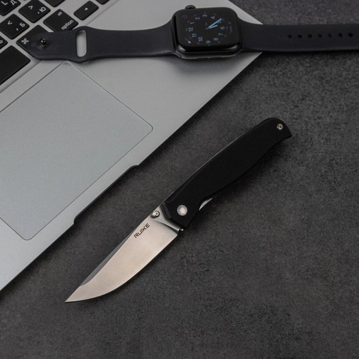 Нож складной Ruike P661-B, (7.4 см) 14C28N / G10 черный (P661-B)