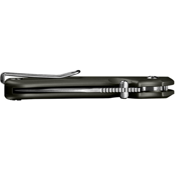 Нож складной Ruike P736-AK, (7.5 см) 14C28N / алюминий, серый (P736-AK)