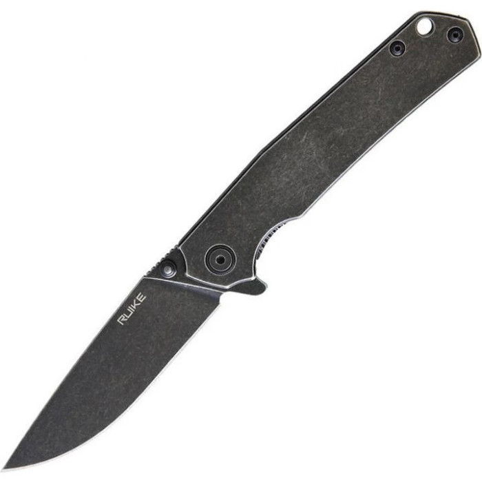 Ніж складаний Ruike P801-SB, (8.6 см) 14C28N / 3cr14n чорний (P801-SB)