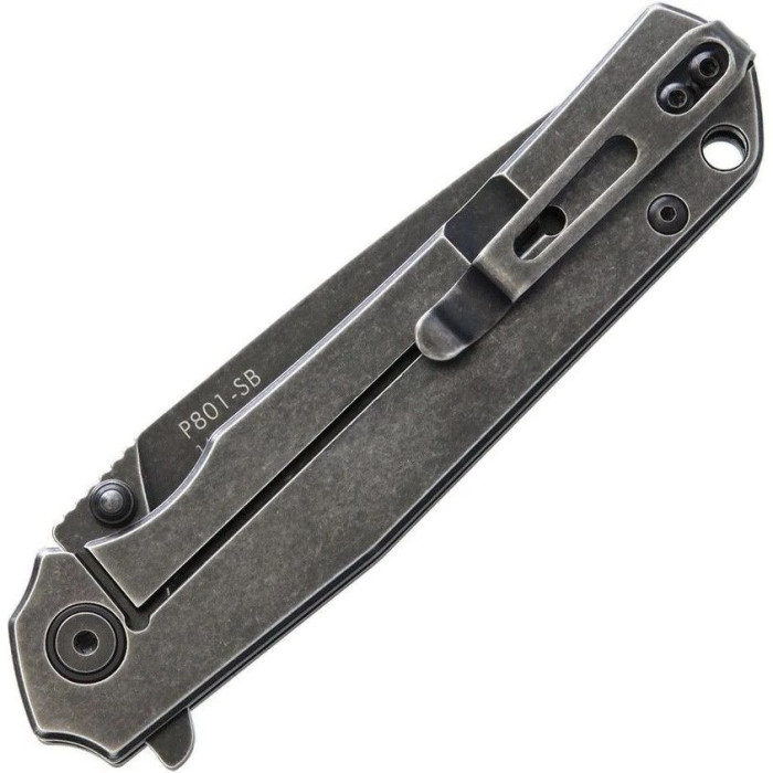 Ніж складаний Ruike P801-SB, (8.6 см) 14C28N / 3cr14n чорний (P801-SB)