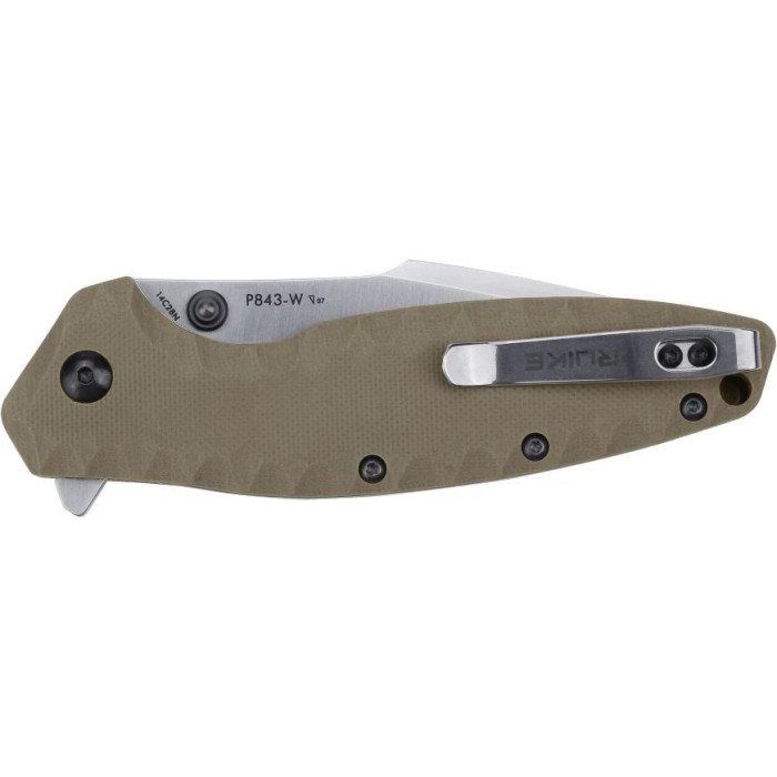 Ніж складаний Ruike P843-W, (9 см) 12C27 / G10 бежевий (P843-W)