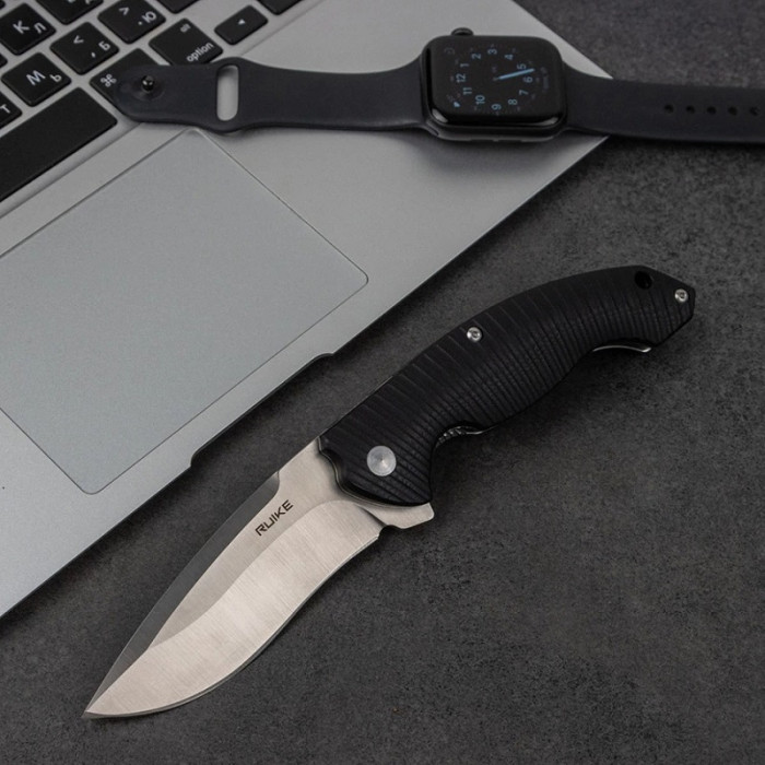 Нож складной Ruike Fang P852-B, (8.9 см) 14C28N / G10 черный (P852-B)