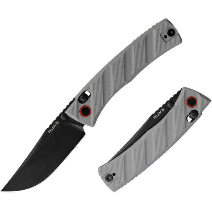 Ніж складаний Ruike P856-K, (7.9 см) 14C28N / G10 сірий (P856-K)