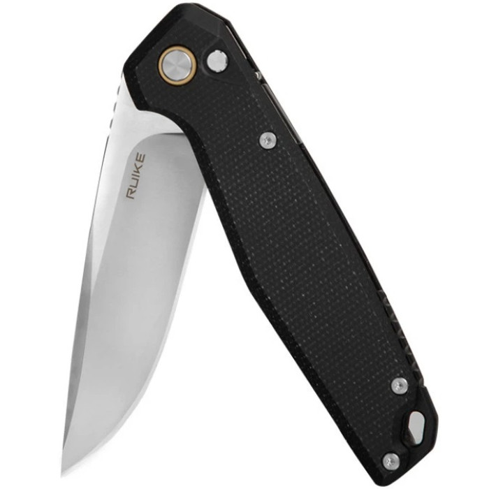 Нож складной Ruike P873-MB, (8.8 см)14C28N / G10 черный (P873-MB)