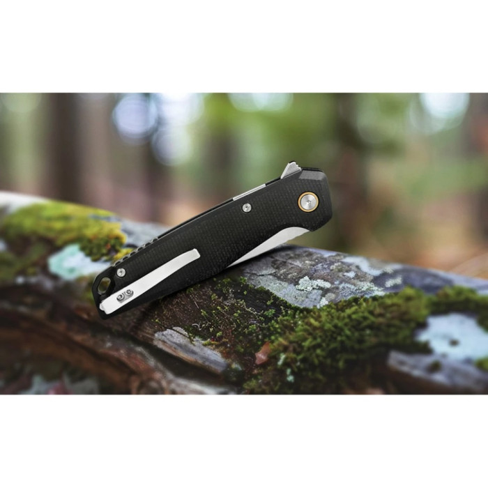 Нож складной Ruike P873-MB, (8.8 см)14C28N / G10 черный (P873-MB)