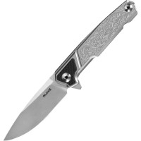 Нож складной Ruike P875-SZ, (8.9 см) 14C28N / steel 420 серый (P875-SZ)