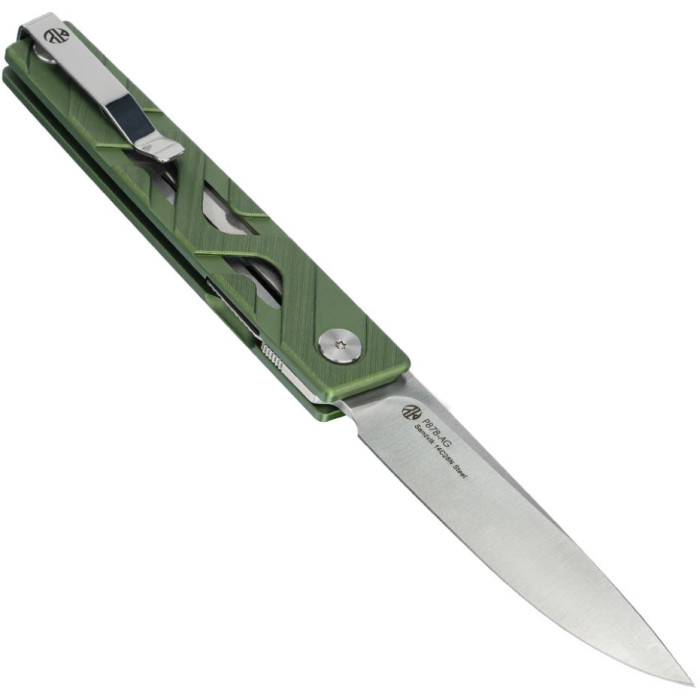 Ніж складаний Ruike P878-AG, (8.7 см) 14C28N / 6063Aluminum зелений (P878-AG)