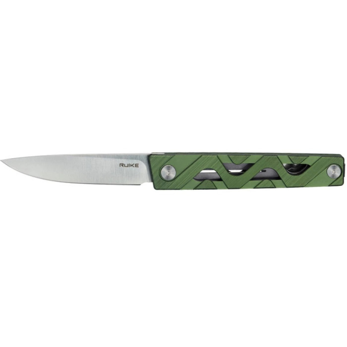 Ніж складаний Ruike P878-AG, (8.7 см) 14C28N / 6063Aluminum зелений (P878-AG)