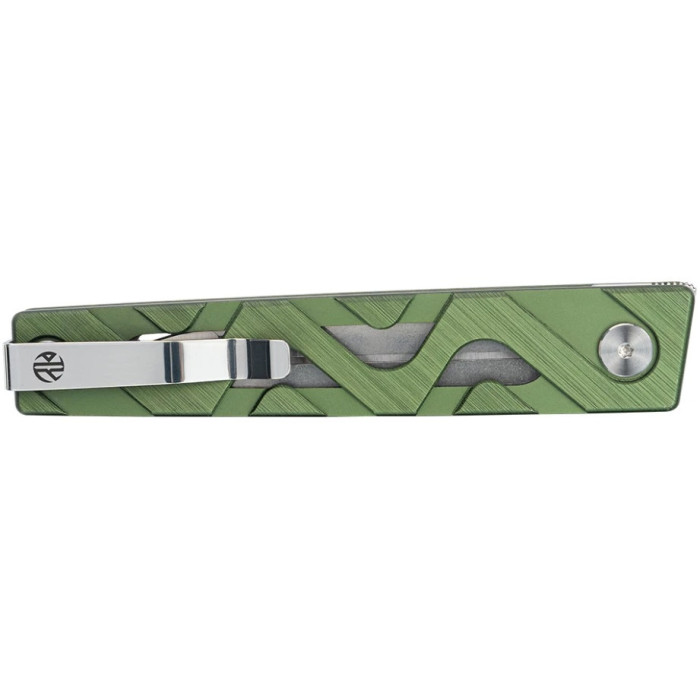 Ніж складаний Ruike P878-AG, (8.7 см) 14C28N / 6063Aluminum зелений (P878-AG)